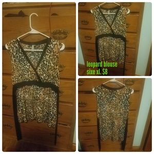 Dressy Leopard tank top
